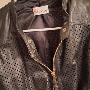 Red Valentino leather jacket